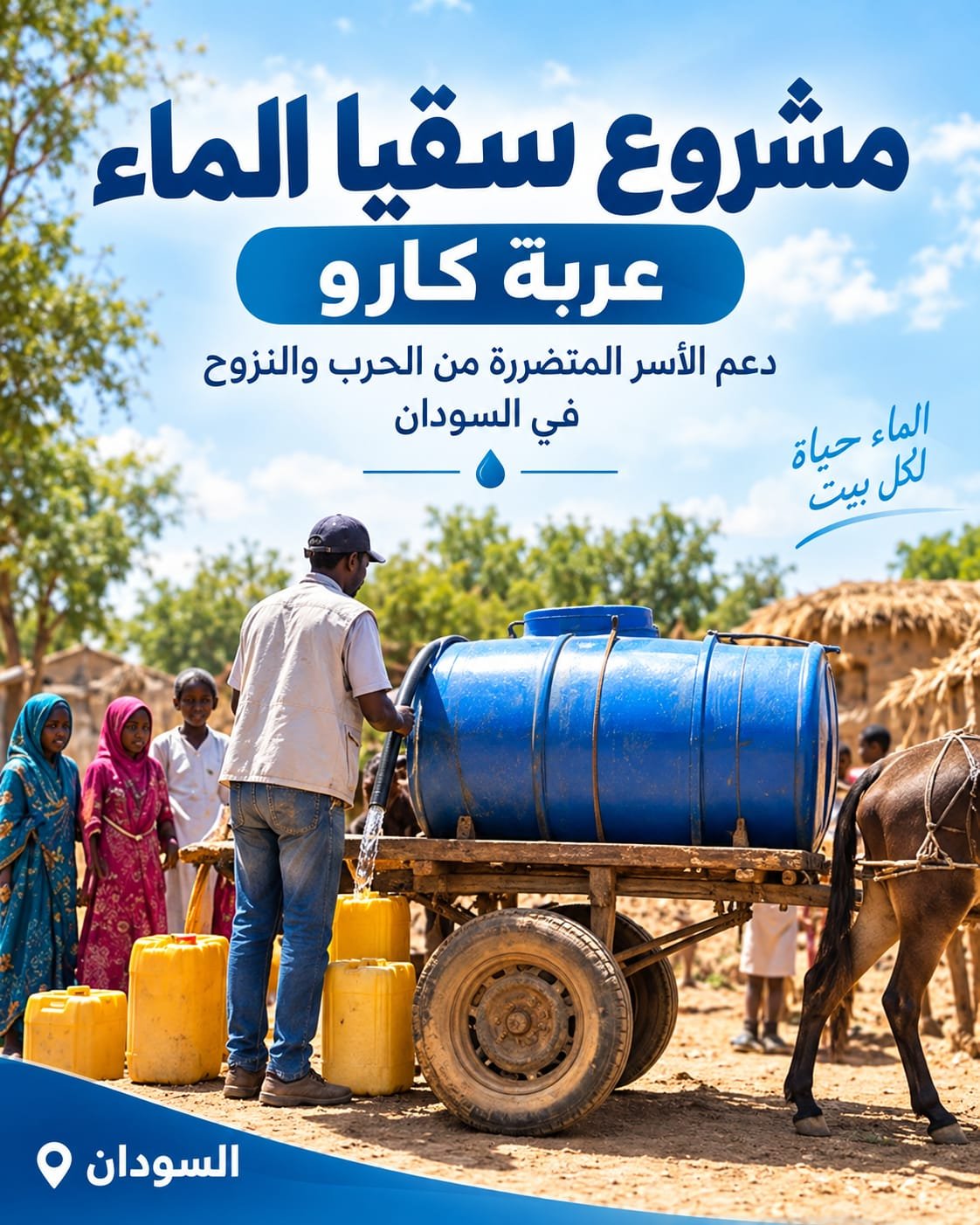  مشروع سقيا الماء – عربة كارو